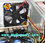 How To Assemble A Computer - PC Assembly Guide, Computer Case Exhaust Fan Connected