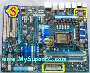 How To Assemble A Computer - PC Assembly Guide, Motherboard Connections For Power Supply