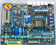 How To Assemble A Computer - PC Assembly Guide, How To Assemble A Computer - PC Assembly Guide, Gigabyte GA-P55A-UD4P Motherboard SATA Headers