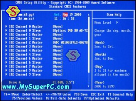 How To Assemble A Computer - PC Assembly Guide, BIOS Main Menu CMOS Setup Utility