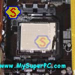 How To Assemble A Computer - PC Assembly Guide, ASUS M2N32-SLI Deluxe Wireless Edition Motherboard Processor Socket ZFI (Zero Force Insertion) Arm