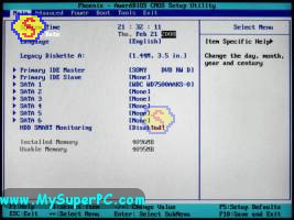 How To Assemble A Computer - PC Assembly Guide, BIOS Main Menu CMOS Setup Utility