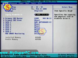 How To Assemble A Computer - PC Assembly Guide, BIOS Main Menu CMOS Setup Utility