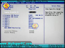 How To Assemble A Computer - PC Assembly Guide, BIOS Main Menu CMOS Setup Utility