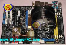 How To Assemble A Computer - PC Assembly Guide, Zalman CNPS 9500 AM2 CPU Cooler Installed