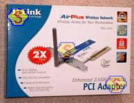 Sharing Cable Modem - D-Link DWL-520+ PCI Wireless Adapter Retail Box