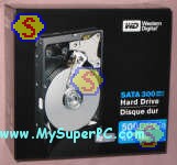 How to build a computer - Western Digital Caviar SE 500GB SATA hard drive, model 5000KS, retail box