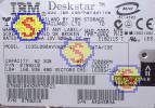 Label on IBM Deskstar 120GXP 80gb hard drive