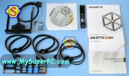 How to build a computer - Gigabyte GA-Z77X-UD5H motherboard retail box contents