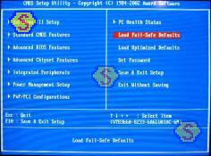 How To Assemble A Computer - PC Assembly Guide, BIOS main menu CMOS Setup Utility Fail-Safe Defaults Option