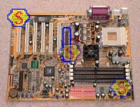 How To Assemble A Computer - PC Assembly Guide, ABIT KR7A Motherboard AGP Slot