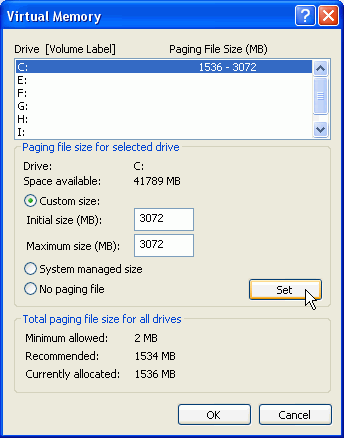 Computer Memory Upgrade - How to change the virtual memory swap file size