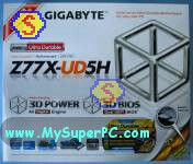 How to build a computer - Gigabyte GA-Z77X-UD5H motherboard retail box
